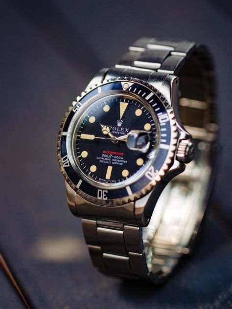 rolex watch with red face|Rolex 1680 red submariner years.